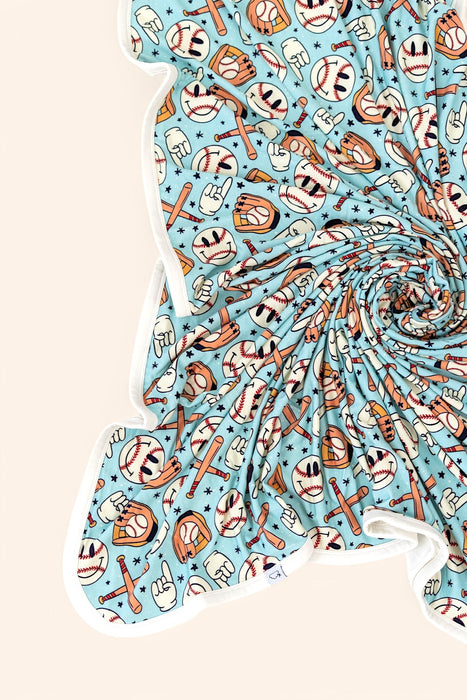 BASEBALL SMILEY DREAM BLANKET