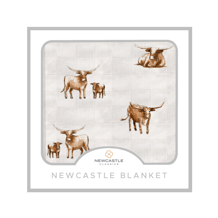 Longhorn Bamboo Newcastle Blanket