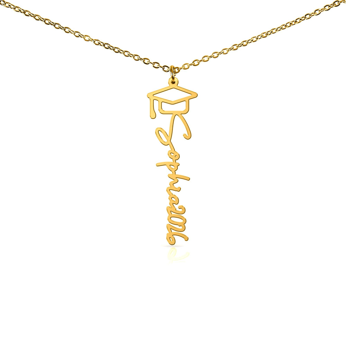 Personalized Senior Year Name Necklace