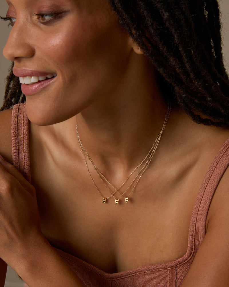 Just For You Initial Necklace — X