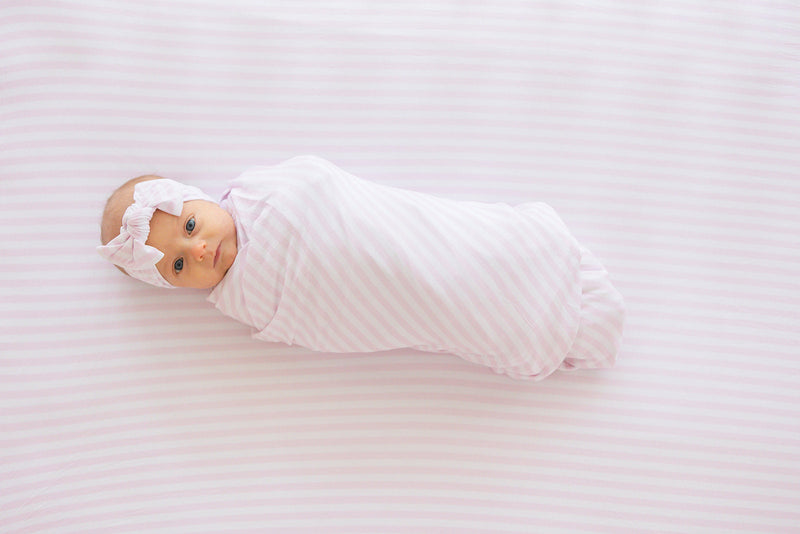 Pink Stripes - Lightweight Blanket