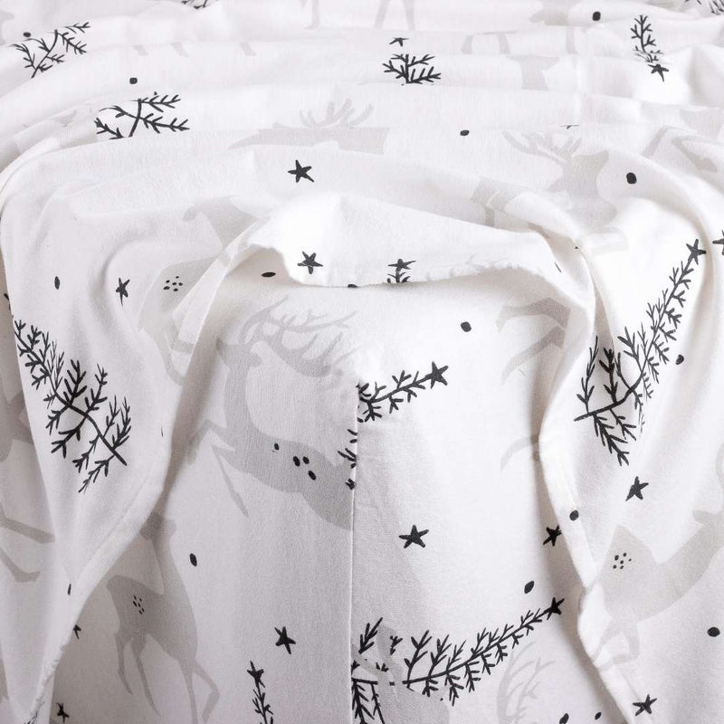 Kathy Ireland 100% Turkish Cotton Flannel Sheet Set