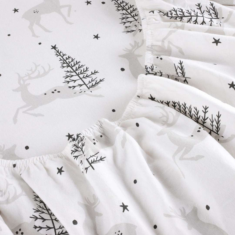 Kathy Ireland 100% Turkish Cotton Flannel Sheet Set