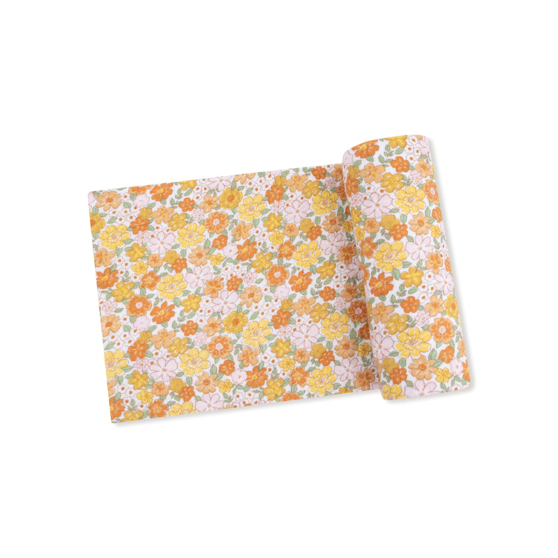 Sweet Amber Floral - Swaddle Blanket