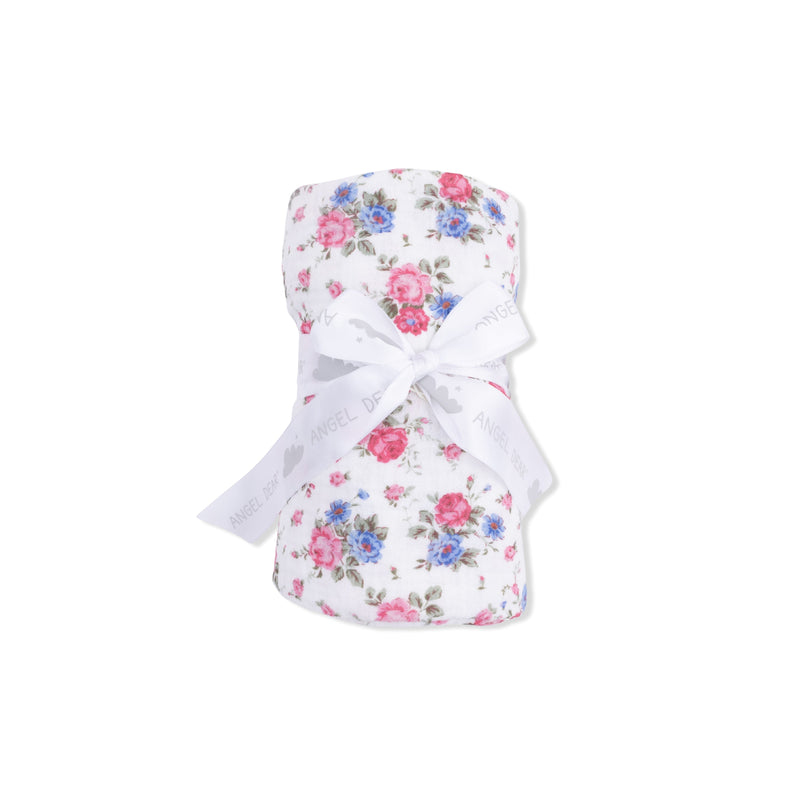 Cabbage Roses - Swaddle Blanket