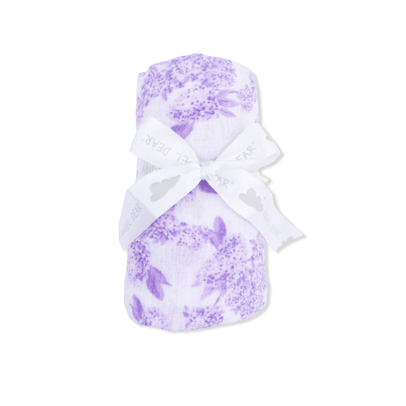 Lilac Floral  - Swaddle Blanket