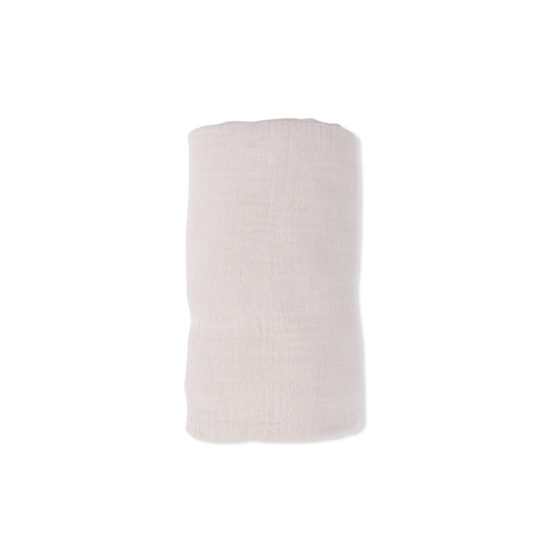 Solid Muslin French Oak - Swaddle Blanket