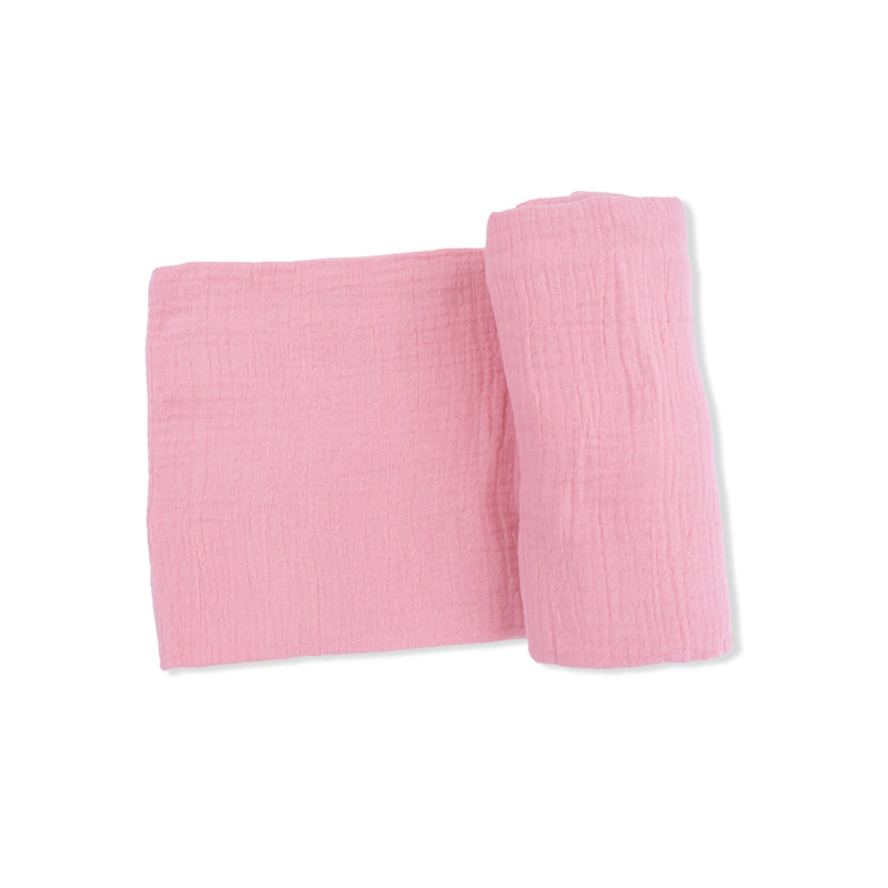 Solid Muslin Poignant Pink - Swaddle Blanket