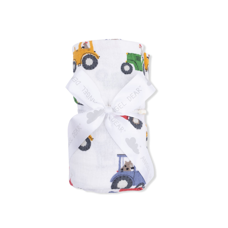 Tractor Friends - Swaddle Blanket