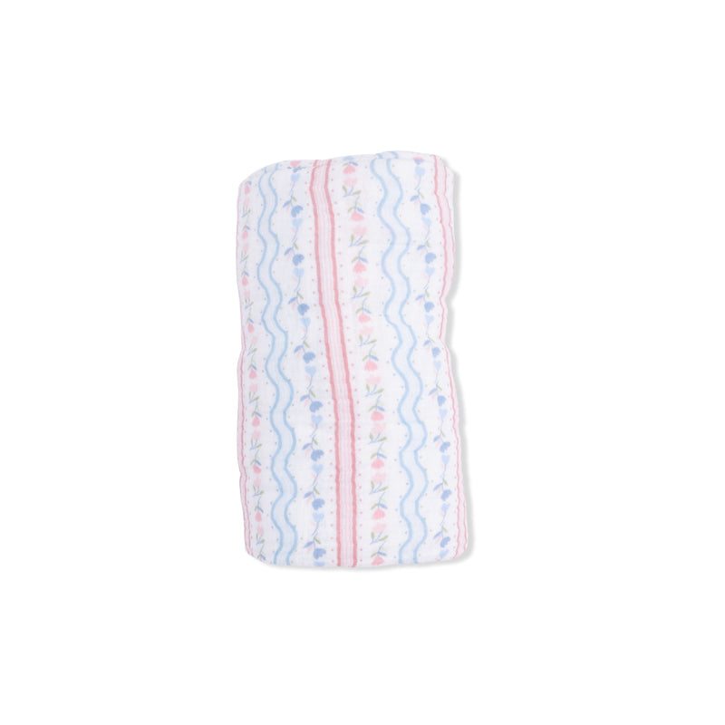Tulip Stripe - Swaddle Blanket