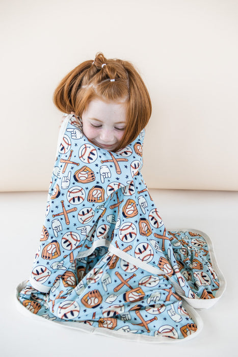BASEBALL SMILEY DREAM BLANKET