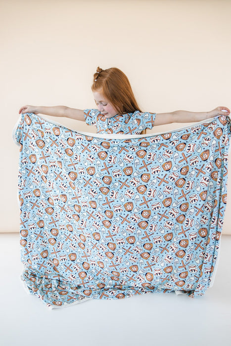 BASEBALL SMILEY DREAM BLANKET