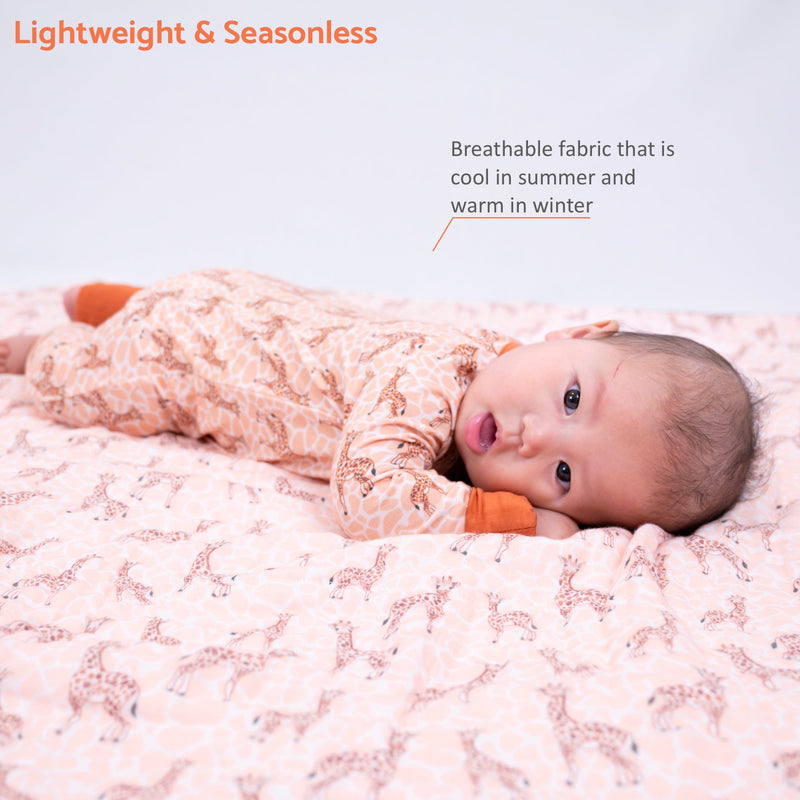 Gentle Giant Baby Bamboo Pajamas, 2-Way Zipper Romper
