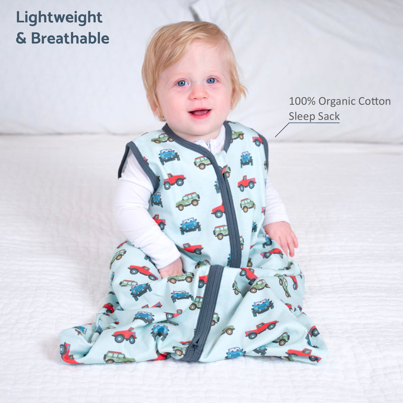 Adventure is calling Baby Sleep Sack, 100% Organic Cotton