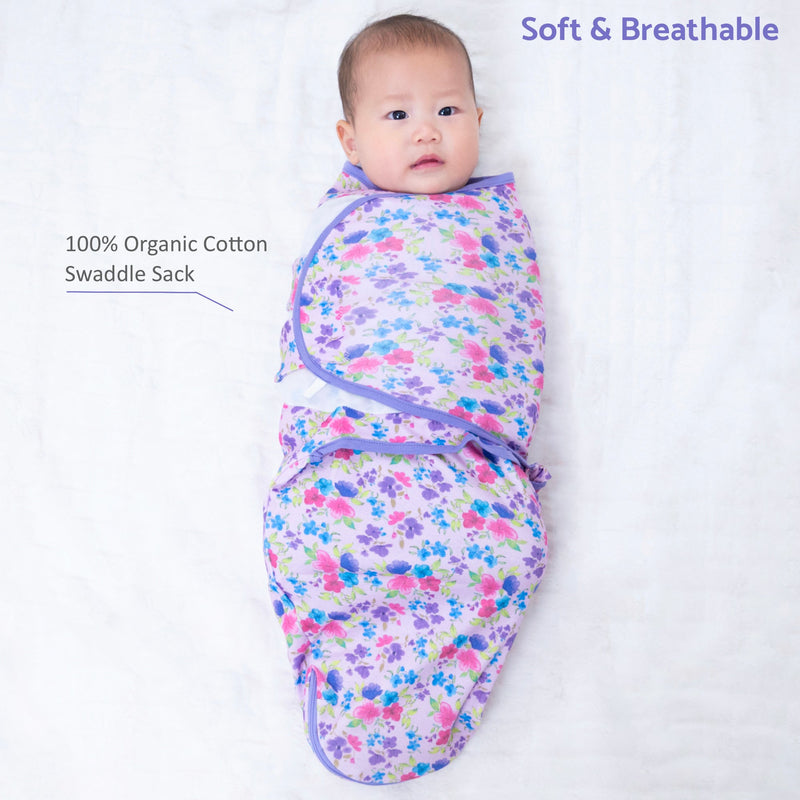Field of Dreams Baby Sleep Swaddle 100% Organic Cotton