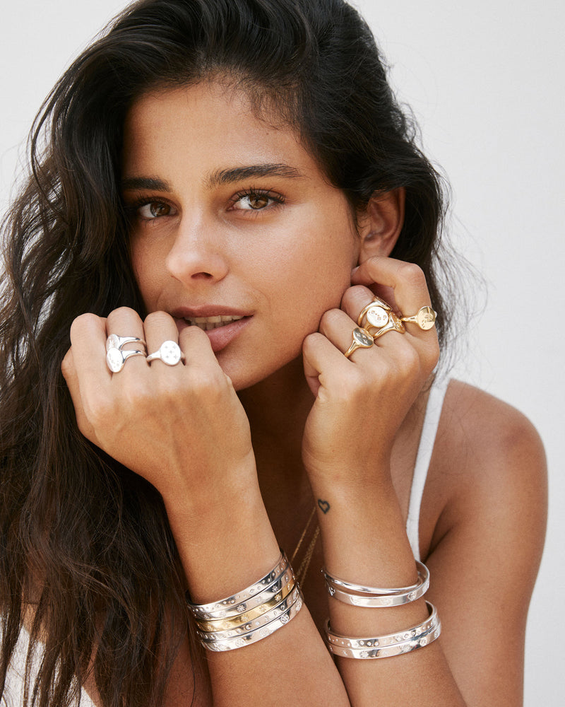 Sea Seeker Hinged Bracelet
