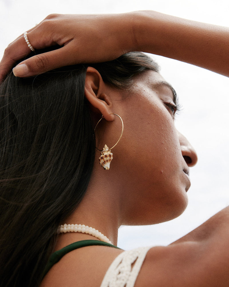 Sea Seeker Hoop Earrings