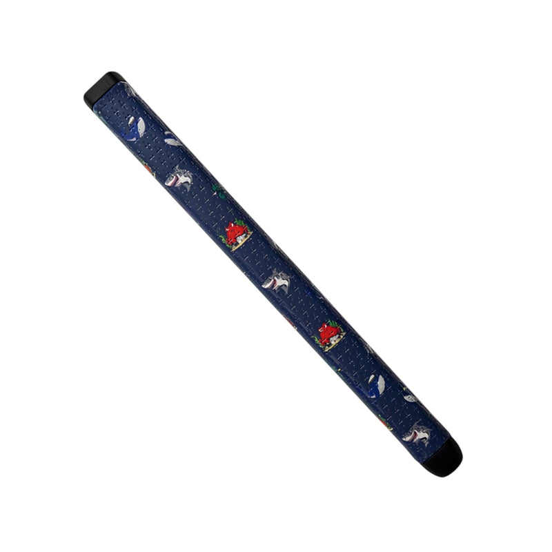 Deep Blue Sea Putter Grip | Midsize | Premium PU Material | Stable Feel | Golf | Shark Turtle Crab Whale