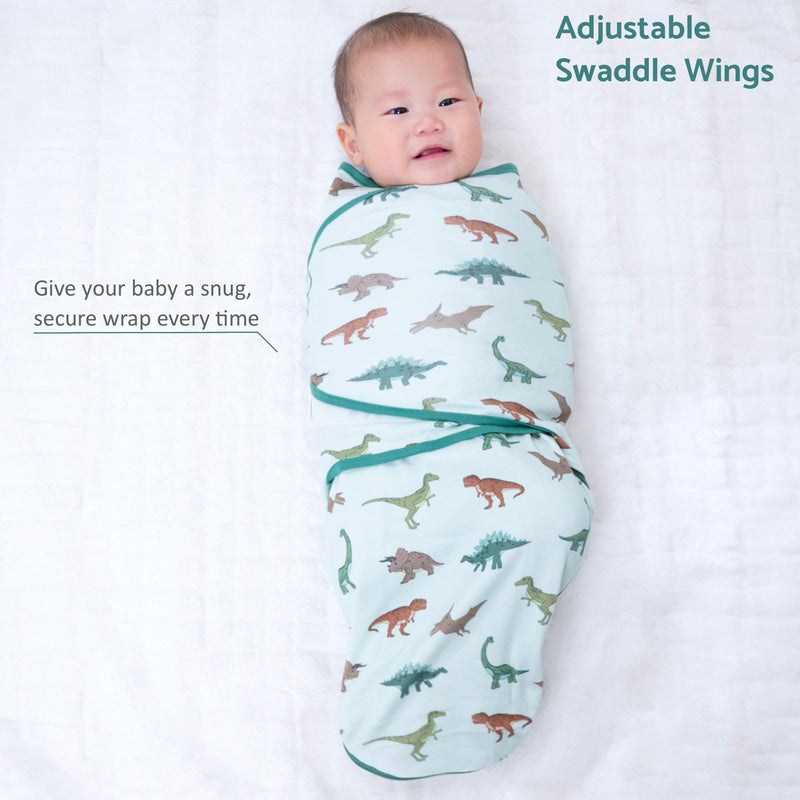 Have A T-rexcellent Day Baby Sleep Swaddle 100% Organic Cotton