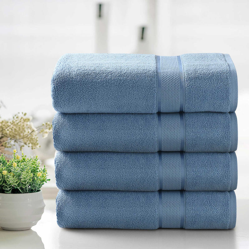 Kathy Ireland 2 Piece Zero Twist Cotton Plush Bath Sheet Set