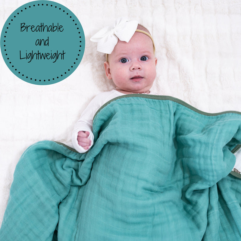 Have A T-rexcellent Day Muslin Baby Blanket