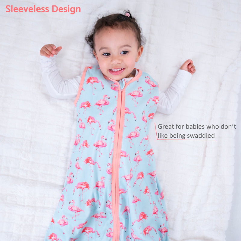 Flamingo Baby Sleep Sack, 100% Organic Cotton