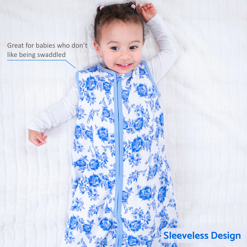 A Peony For Your Thoughts Baby Sleep Sack, 100% Organic Cotton