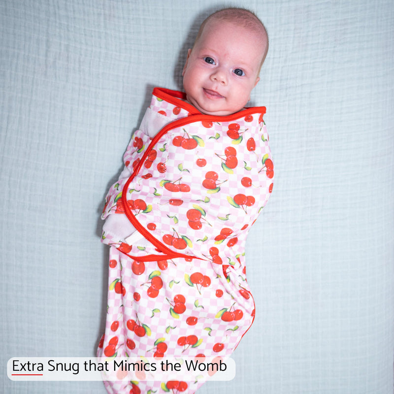 Cherry on top Baby Sleep Swaddle 100% Organic Cotton