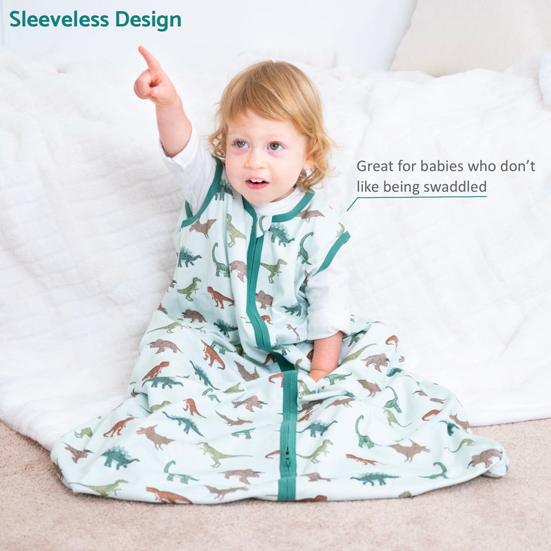 Have A T-rexcellent Day Baby Sleep Sack, 100% Organic Cotton