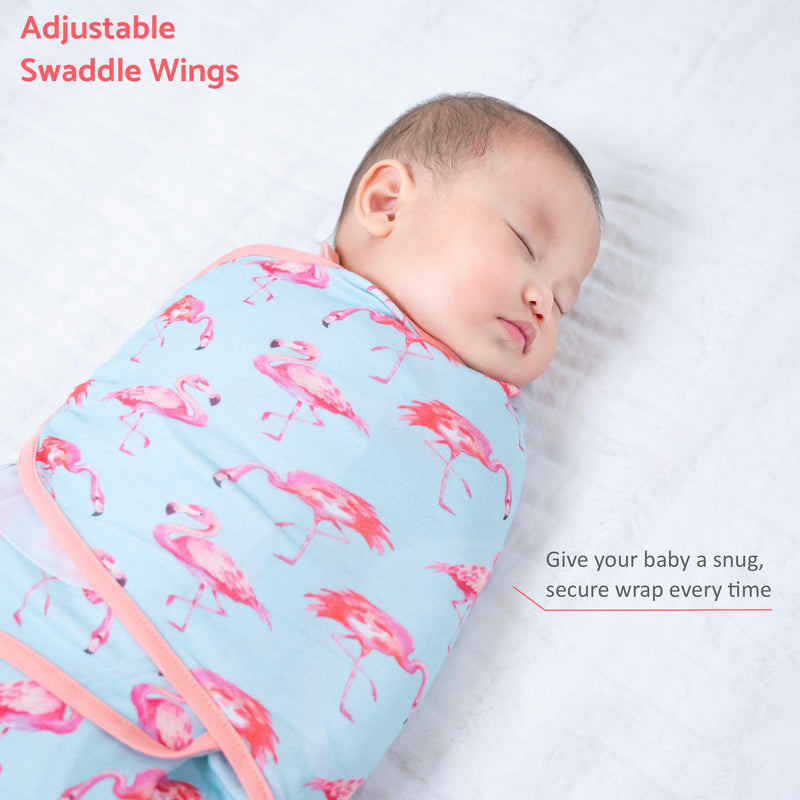 Flamingo Baby Sleep Swaddle 100% Organic Cotton