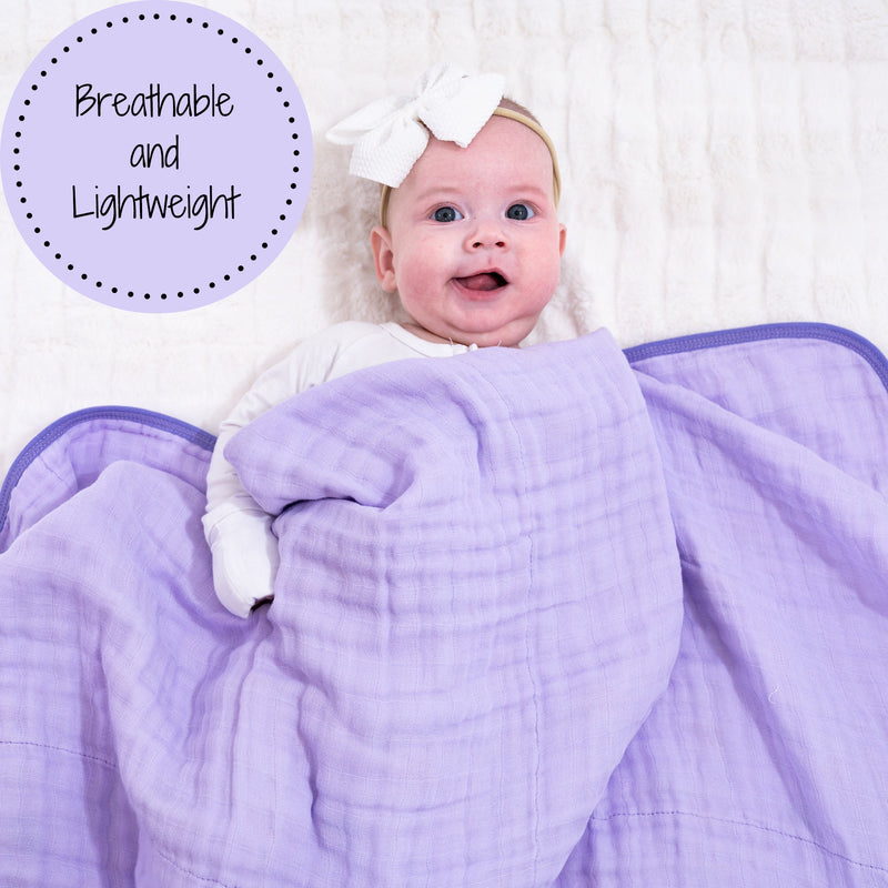 Goose Parade Muslin Baby Blanket