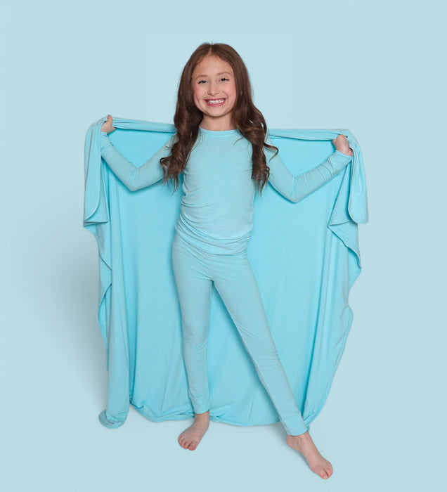 CAPRI BLUE RIB DREAM BLANKET