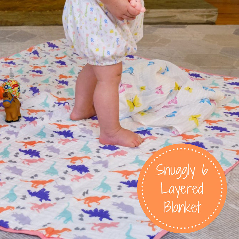 Rawr-Some Girly Muslin Quilt