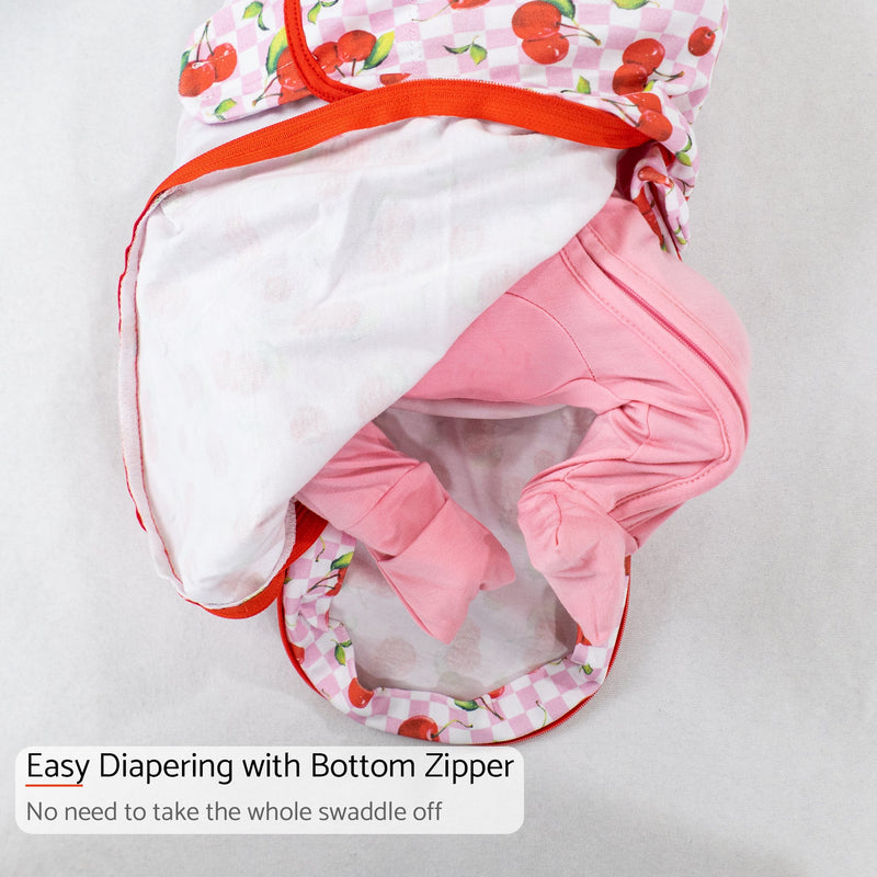 Cherry on top Baby Sleep Swaddle 100% Organic Cotton