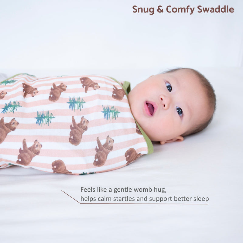 Baby Bear Baby Sleep Swaddle 100% Organic Cotton