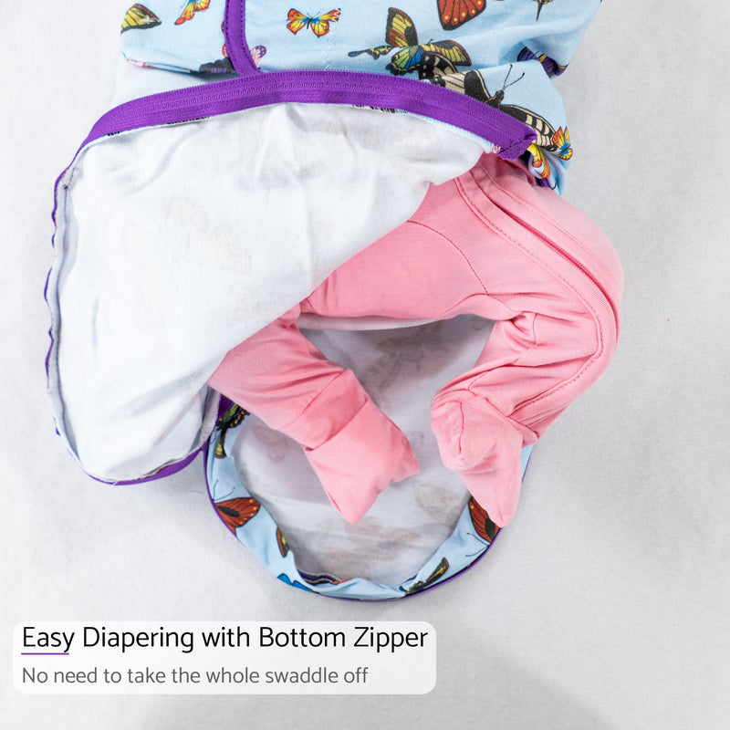 Butterfly Baby Sleep Swaddle 100% Organic Cotton