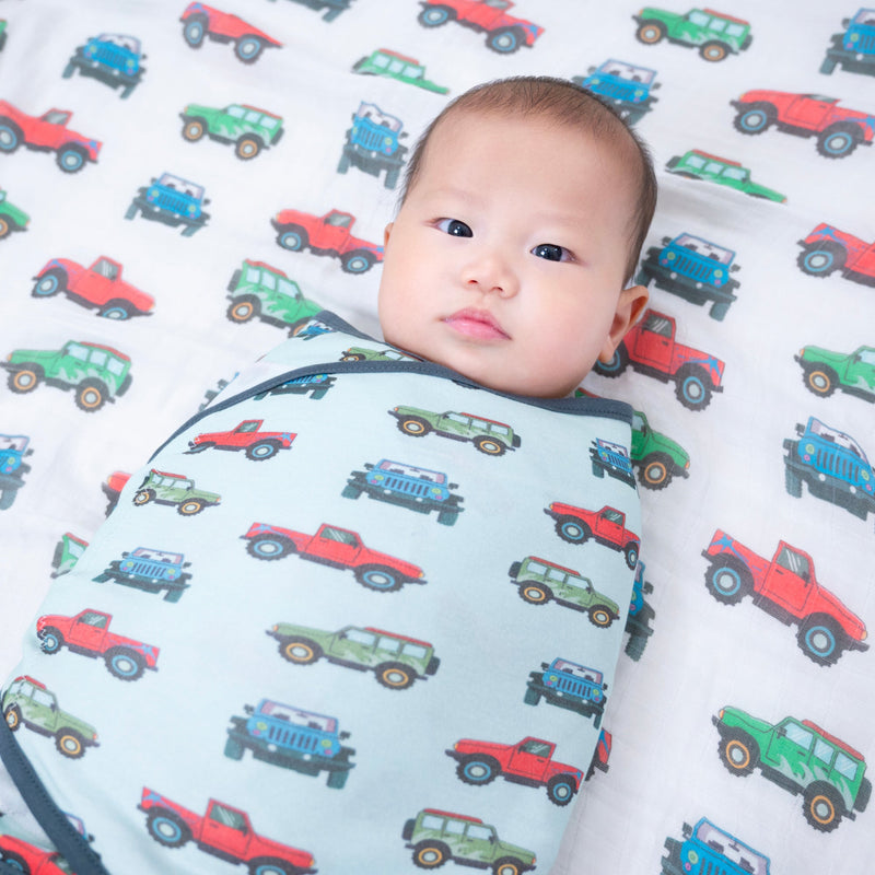Adventure is calling Baby Sleep Swaddle 100% Organic Cotton