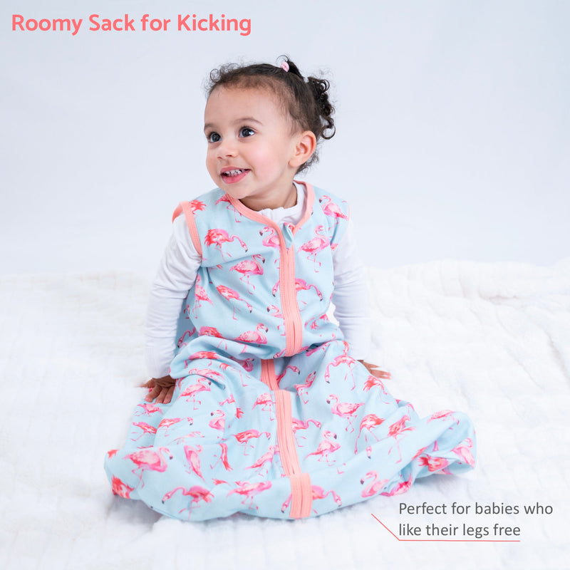 Flamingo Baby Sleep Sack, 100% Organic Cotton