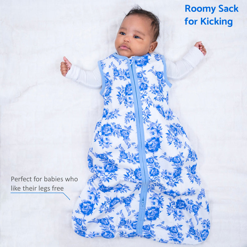 A Peony For Your Thoughts Baby Sleep Sack, 100% Organic Cotton