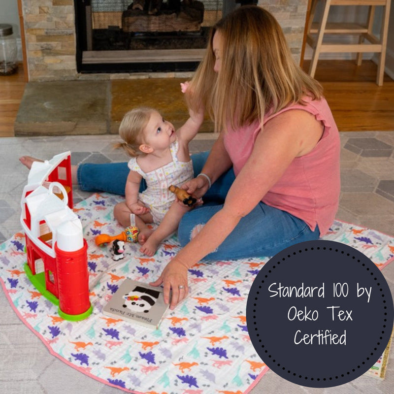 Rawr-Some Girly Muslin Quilt