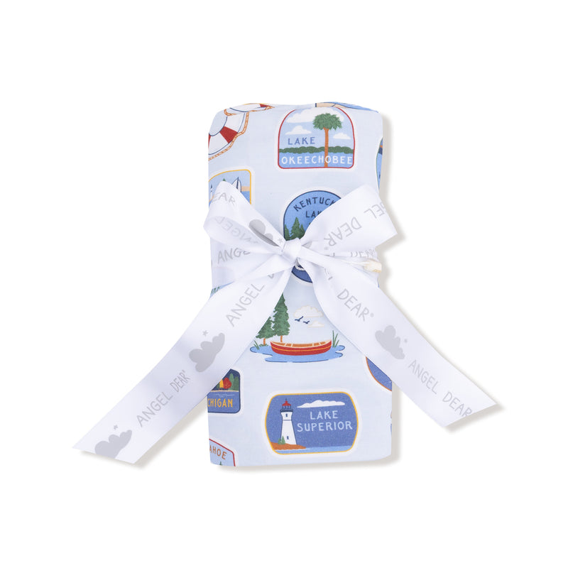 Lake Stickers - Swaddle Blanket