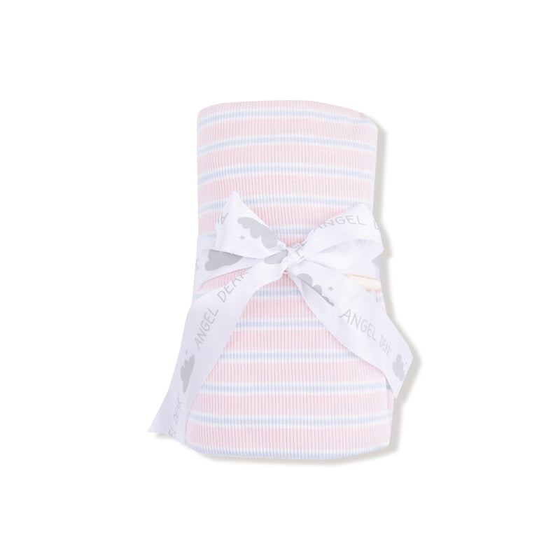 Multi Stripe - Pink - Swaddle Blanket
