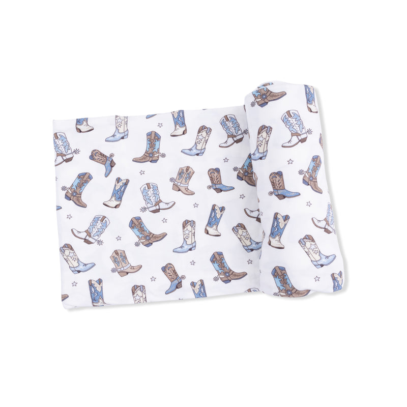 Cowboy Boots - Swaddle Blanket