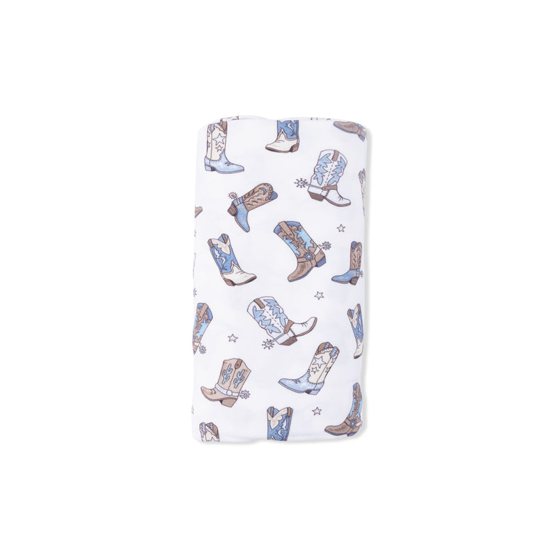 Cowboy Boots - Swaddle Blanket