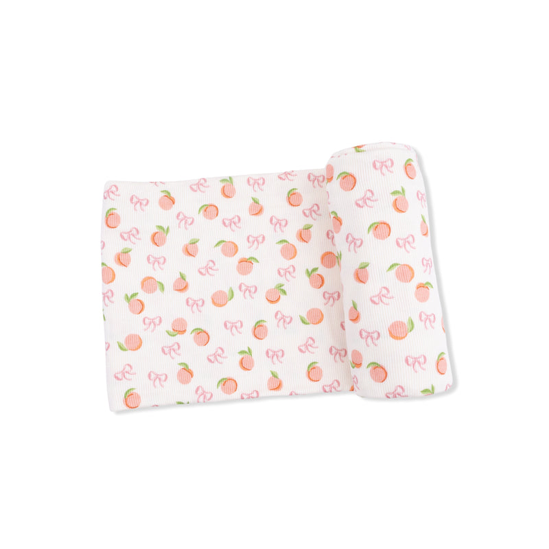 Little Peaches - Swaddle Blanket