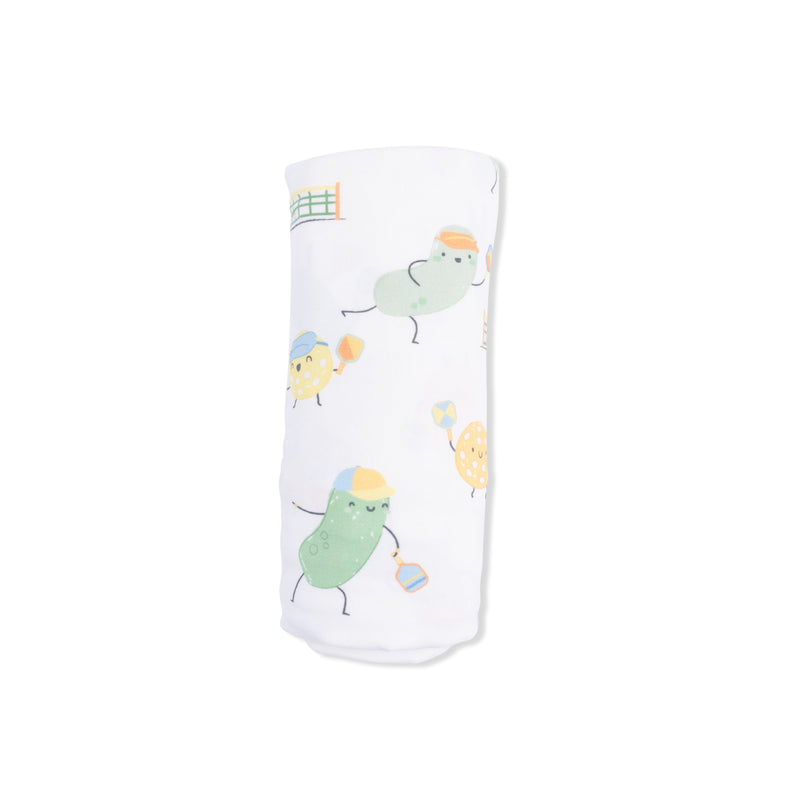 Pickles Playing Pickleball - Swaddle Blanket