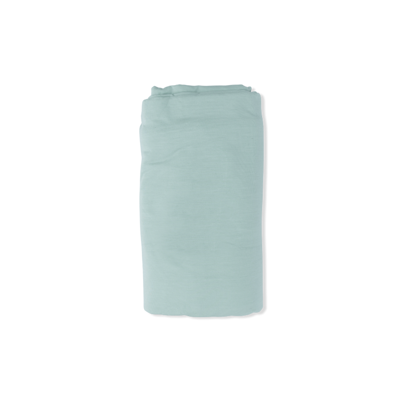 Solid Misty Blue - Swaddle Blanket