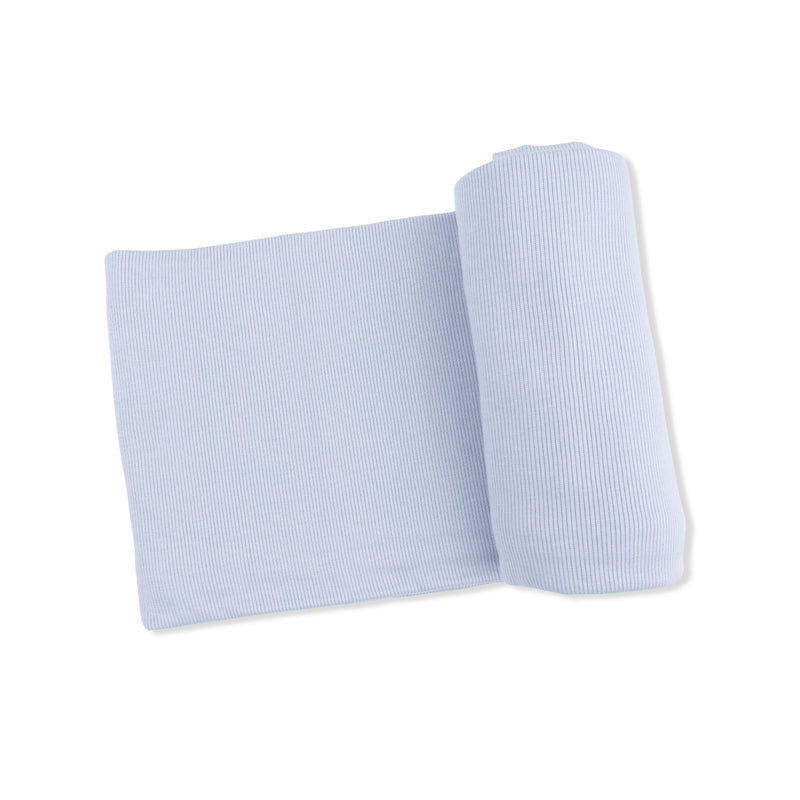 Solid Niagara Mist Rib - Swaddle