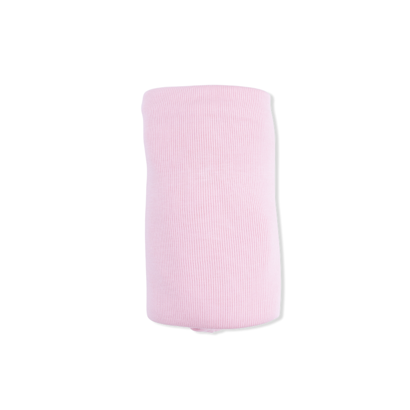 Solid Romance Rose Rib - Swaddle Blanket