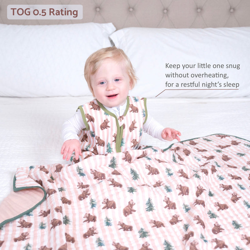 Baby Bear Baby Sleep Sack, 100% Organic Cotton